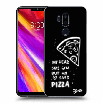 Picasee átlátszó szilikon tok az alábbi mobiltelefonokra LG G7 ThinQ - Pizza
