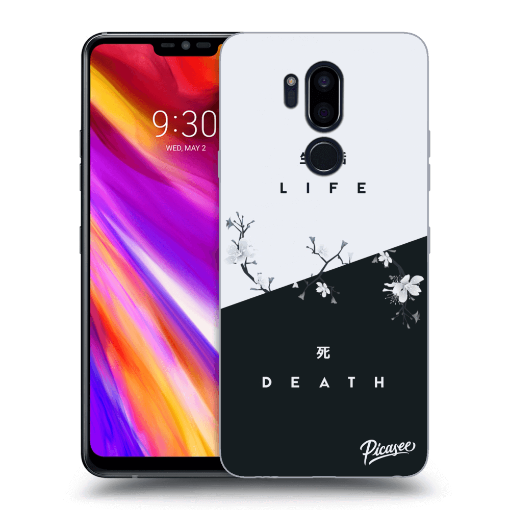 Picasee átlátszó szilikon tok az alábbi mobiltelefonokra LG G7 ThinQ - Life - Death