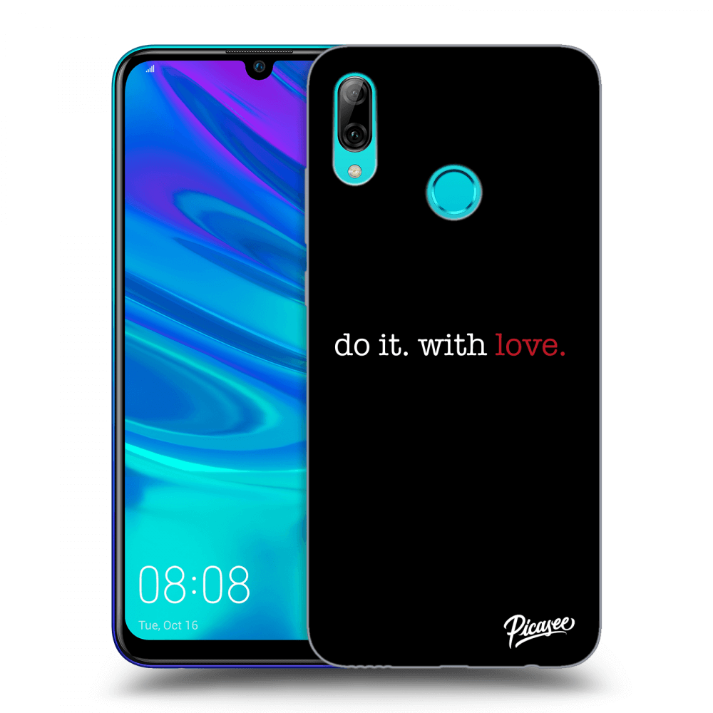 Picasee fekete szilikon tok az alábbi mobiltelefonokra Huawei P Smart 2019 - Do it. With love.