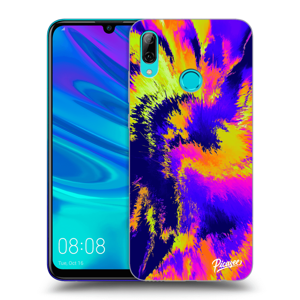 Picasee átlátszó szilikon tok az alábbi mobiltelefonokra Huawei P Smart 2019 - Burn