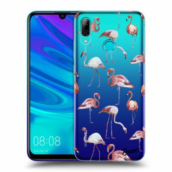 Picasee átlátszó szilikon tok az alábbi mobiltelefonokra Huawei P Smart 2019 - Flamingos