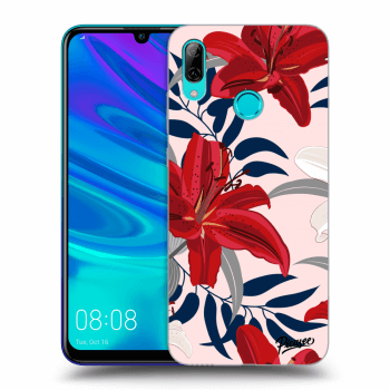 Szilikon tok erre a típusra Huawei P Smart 2019 - Red Lily