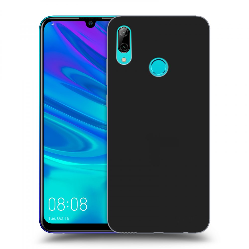 Picasee fekete szilikon tok az alábbi mobiltelefonokra Huawei P Smart 2019 - Clear