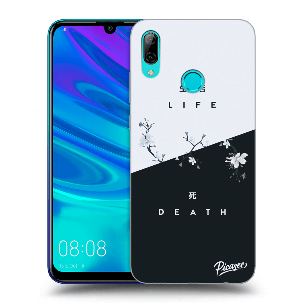 Picasee fekete szilikon tok az alábbi mobiltelefonokra Huawei P Smart 2019 - Life - Death