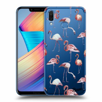Picasee átlátszó szilikon tok az alábbi mobiltelefonokra Honor Play - Flamingos