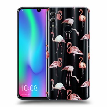 Picasee átlátszó szilikon tok az alábbi mobiltelefonokra Honor 10 Lite - Flamingos