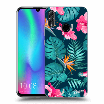 Szilikon tok erre a típusra Honor 10 Lite - Pink Monstera