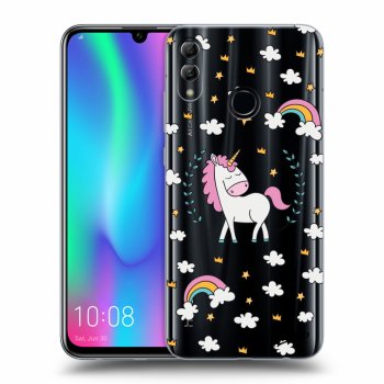 Picasee átlátszó szilikon tok az alábbi mobiltelefonokra Honor 10 Lite - Unicorn star heaven