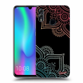 Szilikon tok erre a típusra Honor 10 Lite - Flowers pattern