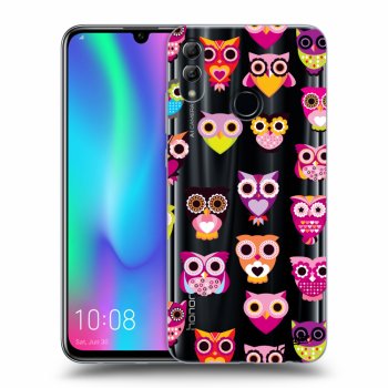 Picasee átlátszó szilikon tok az alábbi mobiltelefonokra Honor 10 Lite - Owls