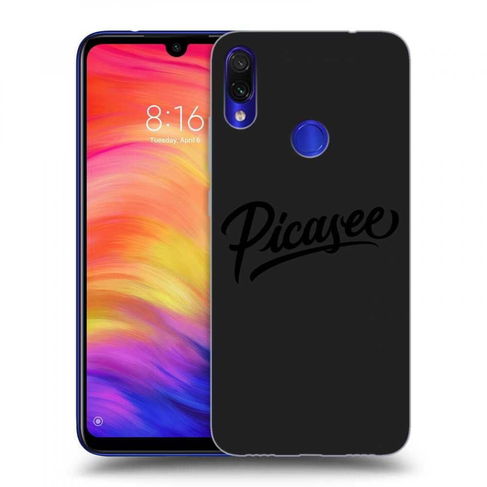 Picasee fekete szilikon tok az alábbi mobiltelefonokra Xiaomi Redmi Note 7 - Picasee - black