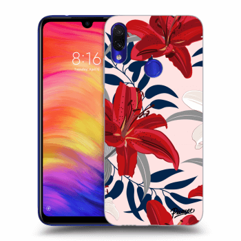 Szilikon tok erre a típusra Xiaomi Redmi Note 7 - Red Lily