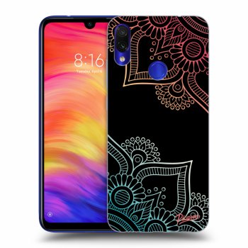 Szilikon tok erre a típusra Xiaomi Redmi Note 7 - Flowers pattern