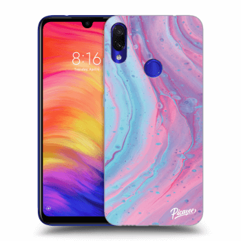 Szilikon tok erre a típusra Xiaomi Redmi Note 7 - Pink liquid