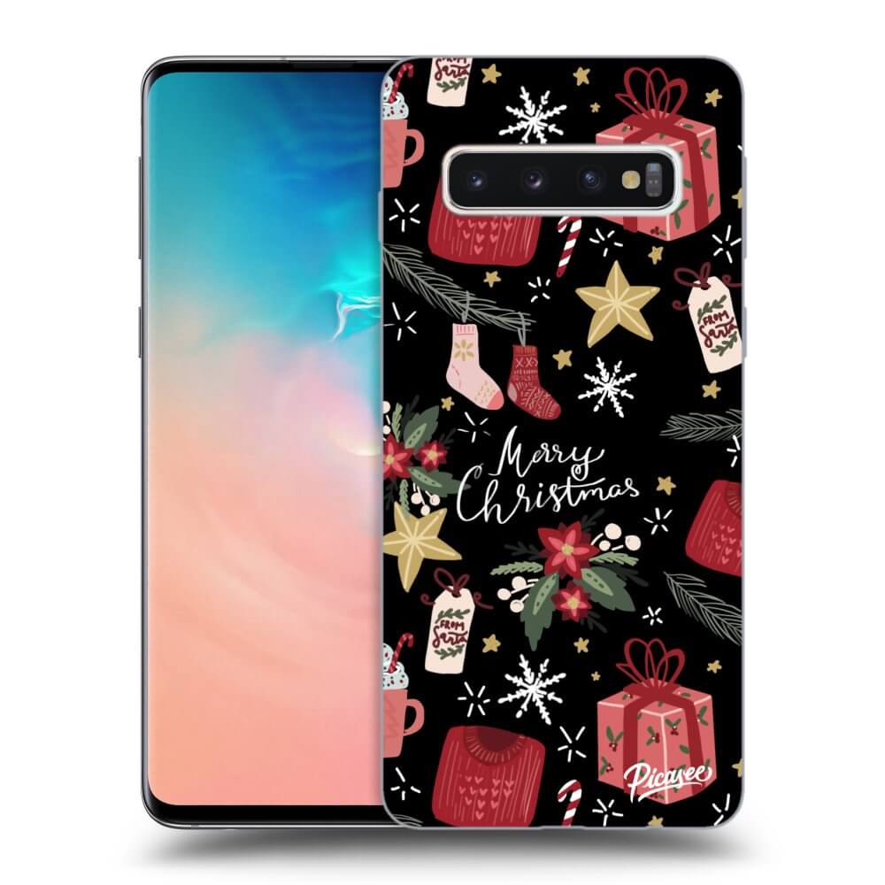 Picasee ULTIMATE CASE Samsung Galaxy S10 G973 - készülékre - Christmas