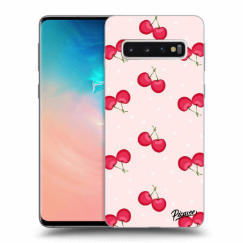 Picasee ULTIMATE CASE Samsung Galaxy S10 G973 - készülékre - Cherries