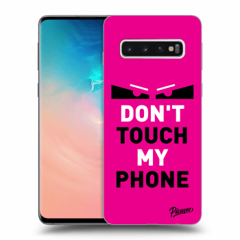 Szilikon tok erre a típusra Samsung Galaxy S10 G973 - Shadow Eye - Pink