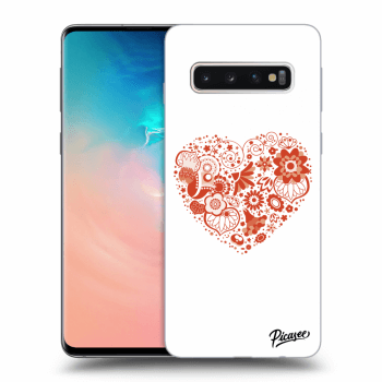 Picasee ULTIMATE CASE Samsung Galaxy S10 G973 - készülékre - Big heart
