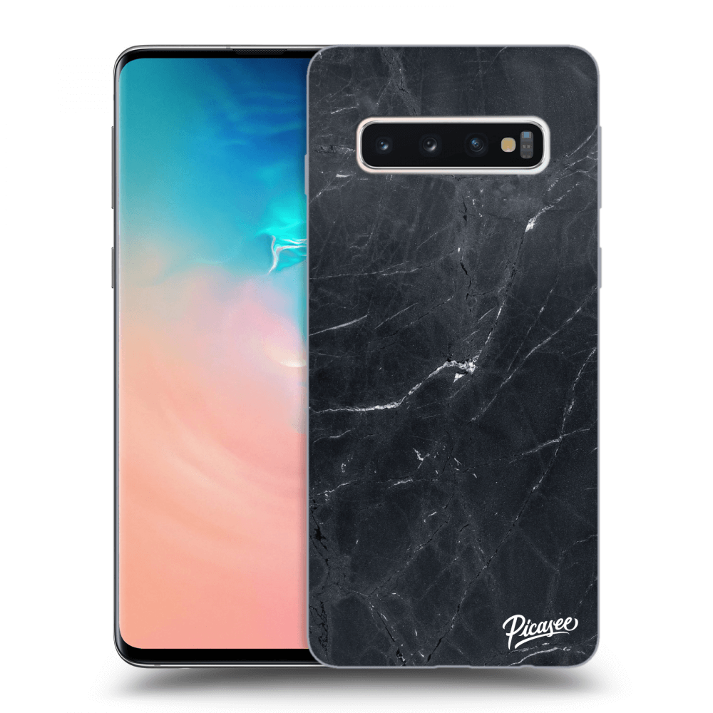 Picasee ULTIMATE CASE Samsung Galaxy S10 G973 - készülékre - Black marble