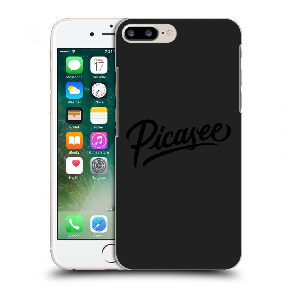 Picasee fekete szilikon tok az alábbi mobiltelefonokra Apple iPhone 8 Plus - Picasee - black