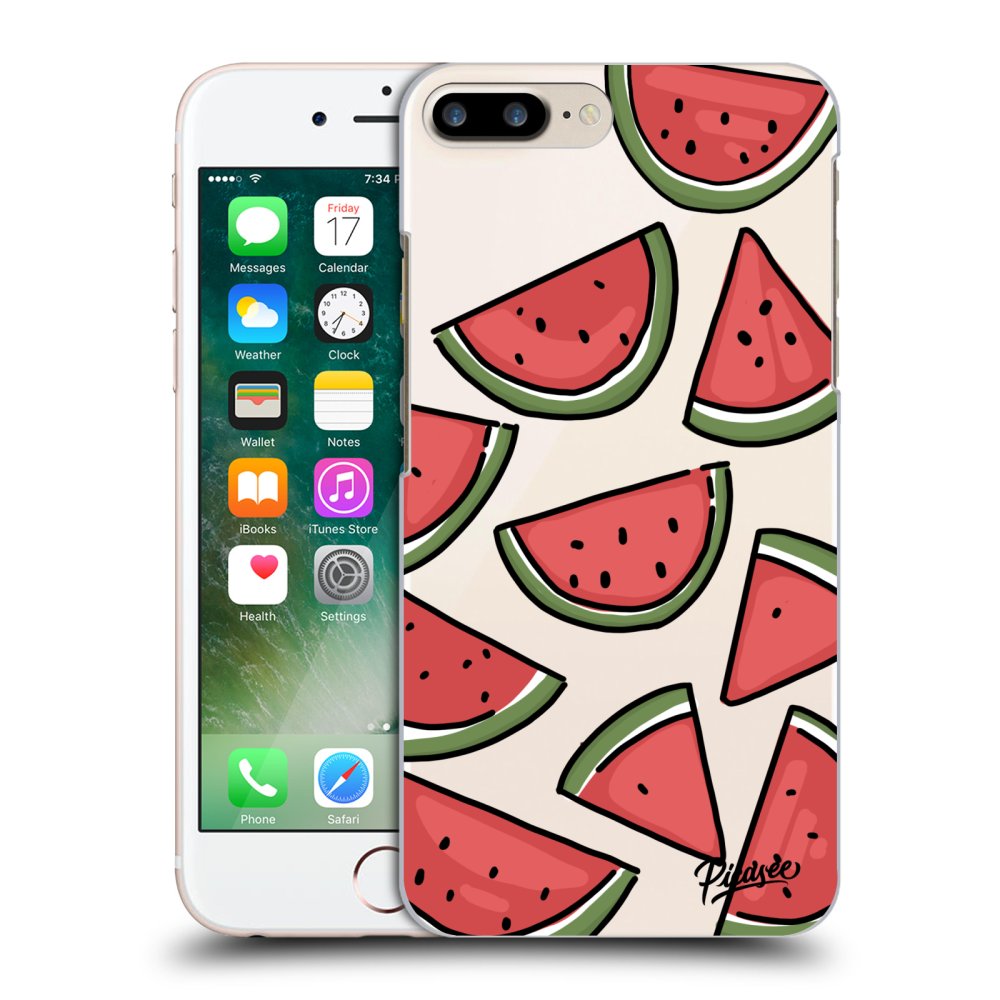 Picasee átlátszó szilikon tok az alábbi mobiltelefonokra Apple iPhone 8 Plus - Melone