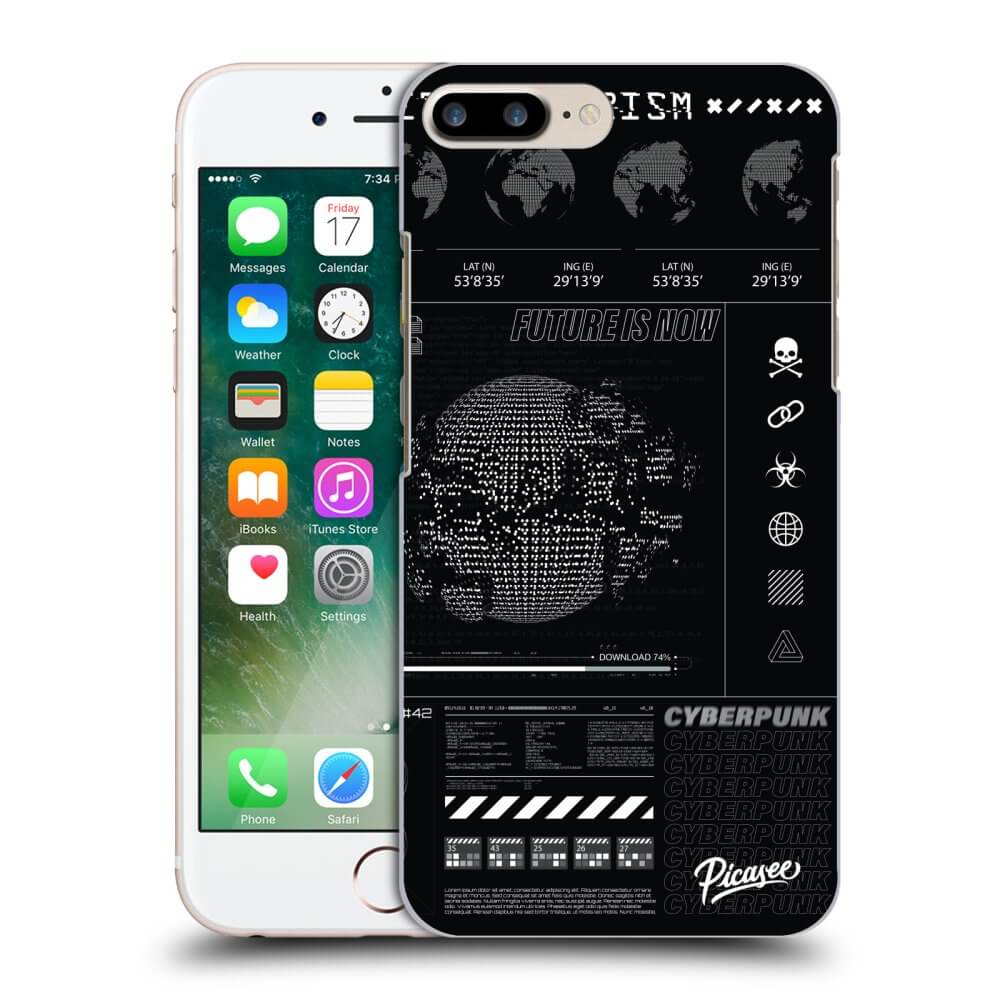 Picasee fekete szilikon tok az alábbi mobiltelefonokra Apple iPhone 8 Plus - FUTURE