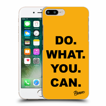 Picasee átlátszó szilikon tok az alábbi mobiltelefonokra Apple iPhone 8 Plus - Do What You Can
