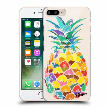 Picasee átlátszó szilikon tok az alábbi mobiltelefonokra Apple iPhone 8 Plus - Pineapple