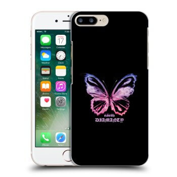 Picasee átlátszó szilikon tok az alábbi mobiltelefonokra Apple iPhone 8 Plus - Diamanty Purple
