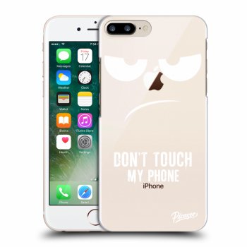 Picasee átlátszó szilikon tok az alábbi mobiltelefonokra Apple iPhone 8 Plus - Don't Touch My Phone