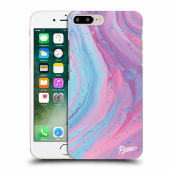 Szilikon tok erre a típusra Apple iPhone 8 Plus - Pink liquid