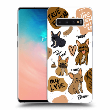 Szilikon tok erre a típusra Samsung Galaxy S10 Plus G975 - Frenchies