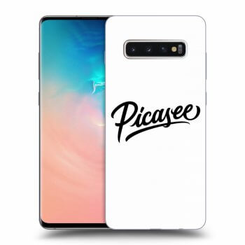 Szilikon tok erre a típusra Samsung Galaxy S10 Plus G975 - Picasee - black