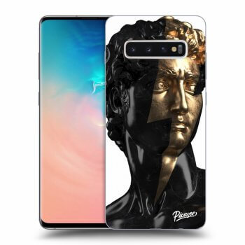 Szilikon tok erre a típusra Samsung Galaxy S10 Plus G975 - Wildfire - Black