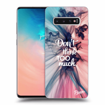 Szilikon tok erre a típusra Samsung Galaxy S10 Plus G975 - Don't think TOO much