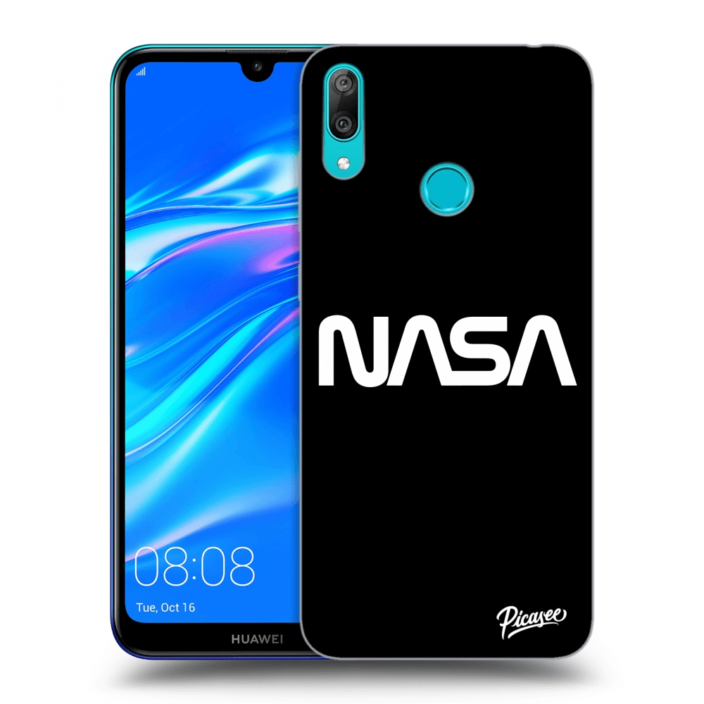 Picasee fekete szilikon tok az alábbi mobiltelefonokra Huawei Y7 2019 - NASA Basic