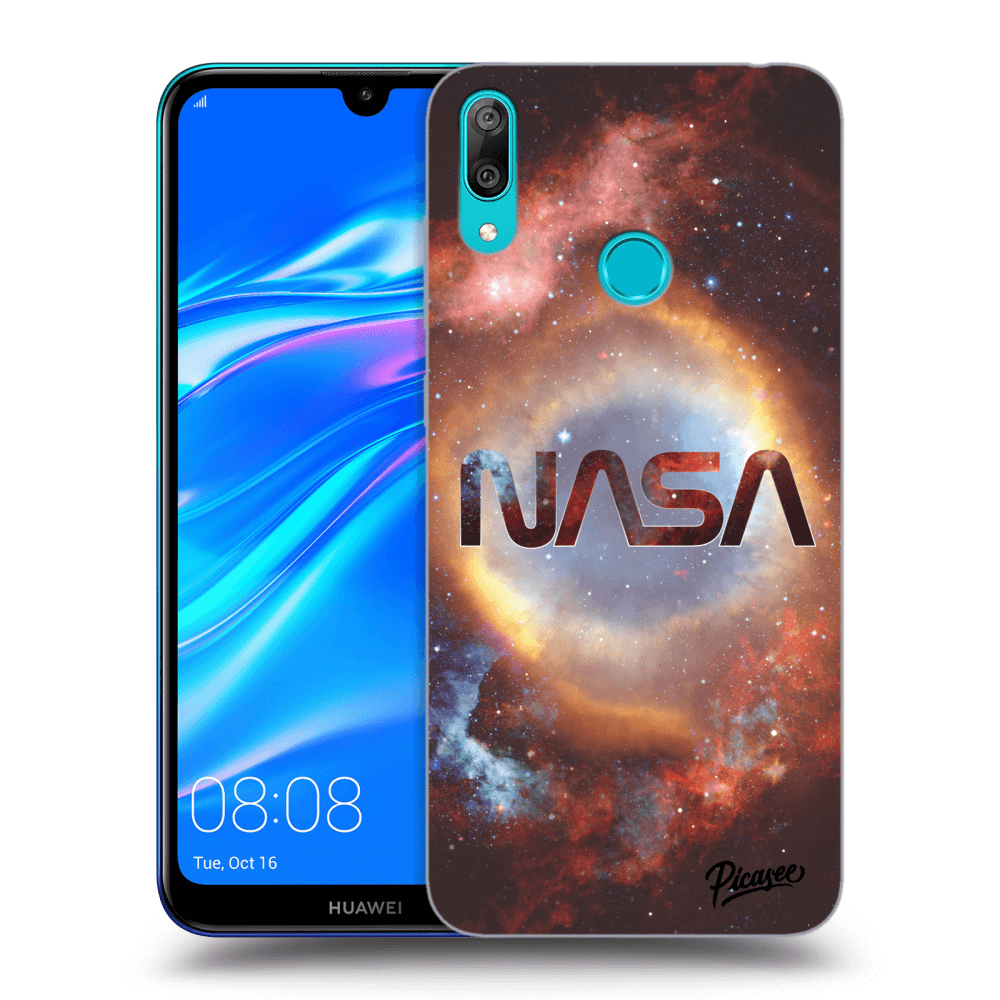 Picasee fekete szilikon tok az alábbi mobiltelefonokra Huawei Y7 2019 - Nebula
