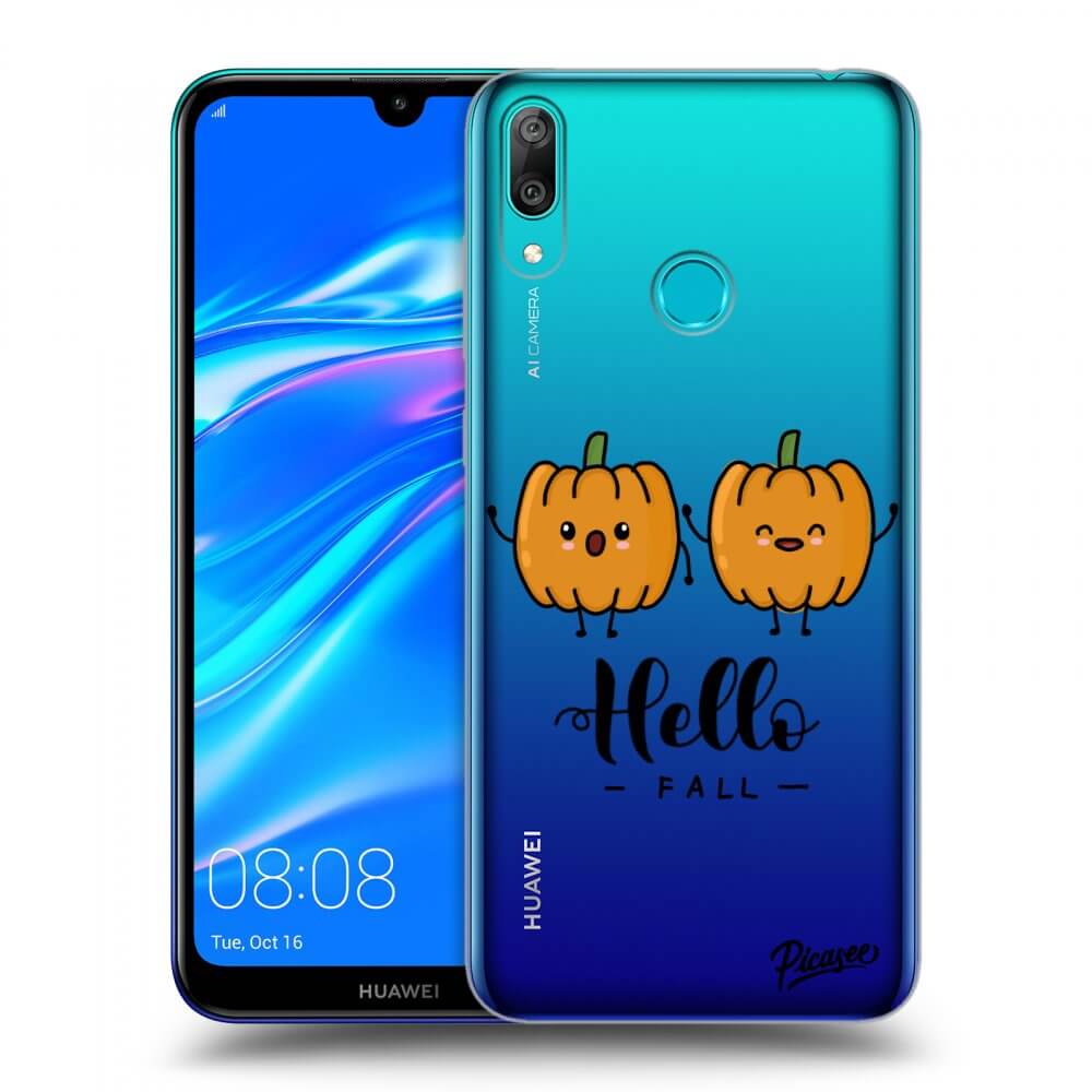 Picasee átlátszó szilikon tok az alábbi mobiltelefonokra Huawei Y7 2019 - Hallo Fall
