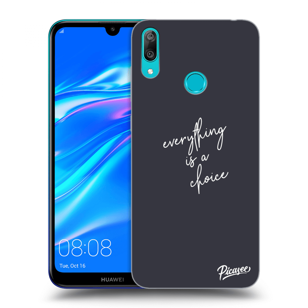 Picasee ULTIMATE CASE Huawei Y7 2019 - készülékre - Everything is a choice