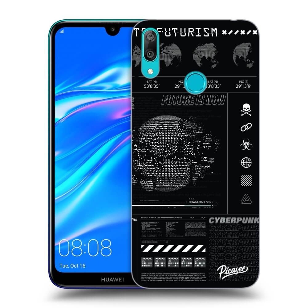 Picasee átlátszó szilikon tok az alábbi mobiltelefonokra Huawei Y7 2019 - FUTURE