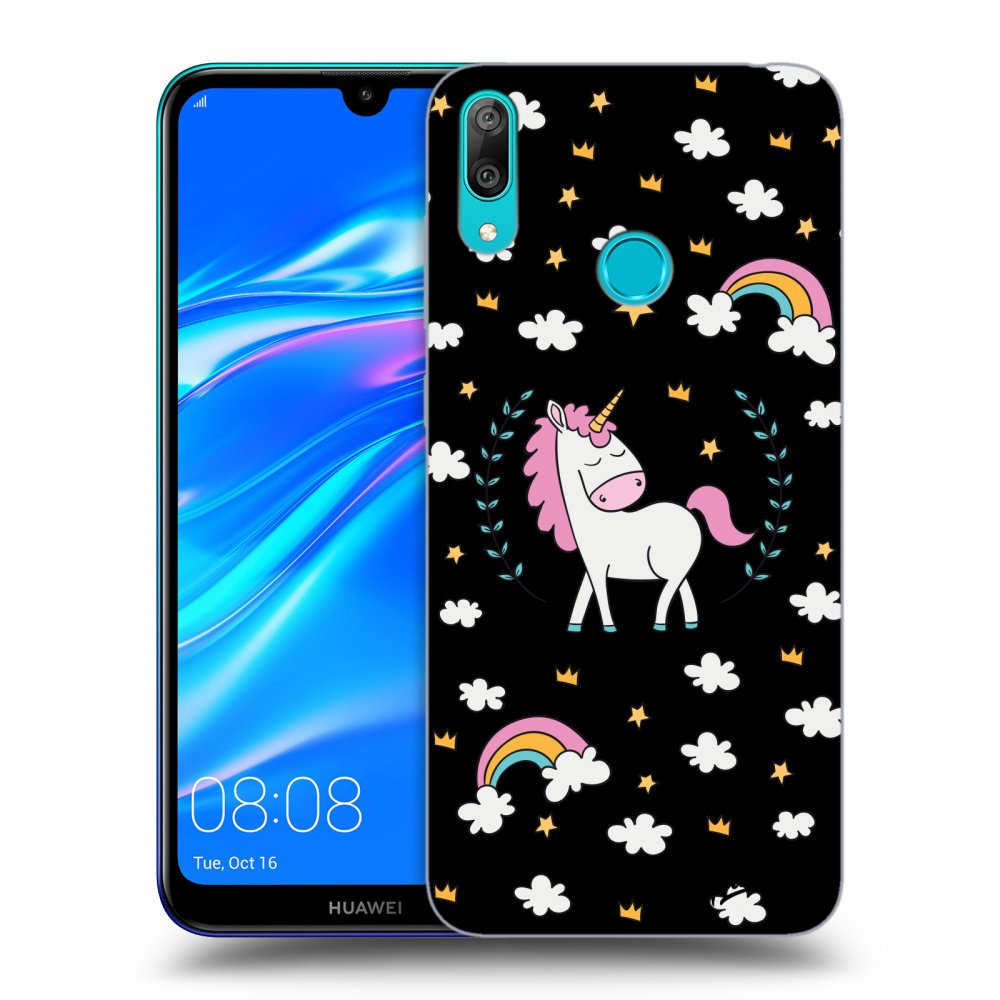 Picasee ULTIMATE CASE Huawei Y7 2019 - készülékre - Unicorn star heaven