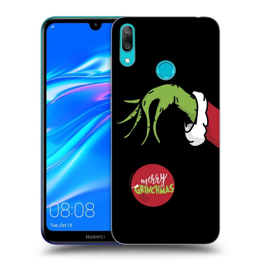 Picasee fekete szilikon tok az alábbi mobiltelefonokra Huawei Y7 2019 - Grinch