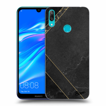 Szilikon tok erre a típusra Huawei Y7 2019 - Black tile