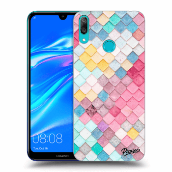 Szilikon tok erre a típusra Huawei Y7 2019 - Colorful roof