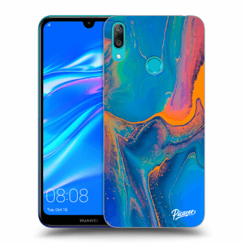 Szilikon tok erre a típusra Huawei Y7 2019 - Rainbow