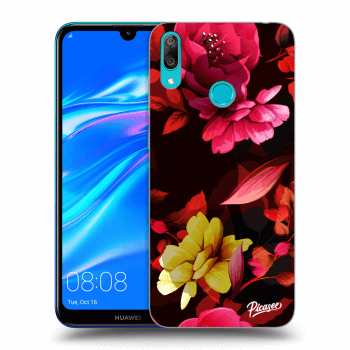 Szilikon tok erre a típusra Huawei Y7 2019 - Dark Peonny