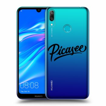 Picasee átlátszó szilikon tok az alábbi mobiltelefonokra Huawei Y7 2019 - Picasee - black
