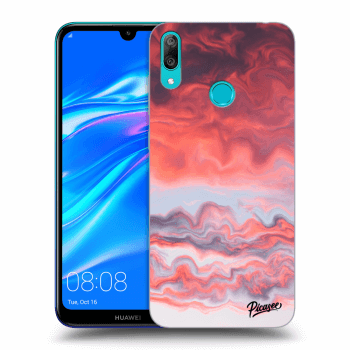 Szilikon tok erre a típusra Huawei Y7 2019 - Sunset