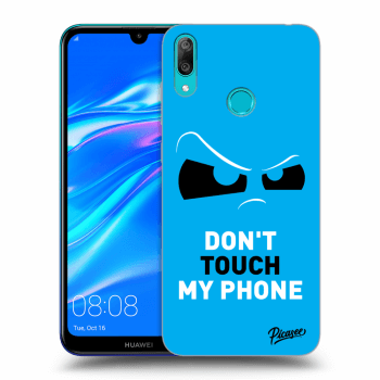 Szilikon tok erre a típusra Huawei Y7 2019 - Cloudy Eye - Blue