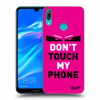 Szilikon tok erre a típusra Huawei Y7 2019 - Shadow Eye - Pink